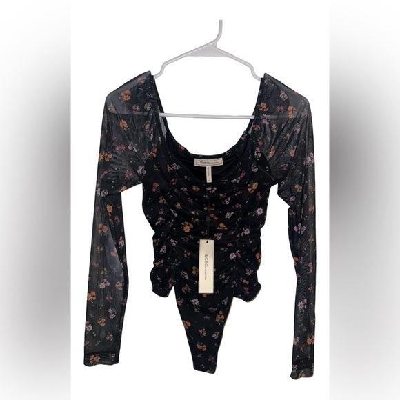 BCBGeneration Women’s Floral Print Bodysuit - Size XS​​ - Picture 2 of 2